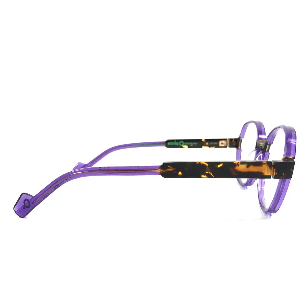 Etnia Barcelona Eyeglasses Frames CHROMA N42 PUHV Purple Havana Brown 52-19-140